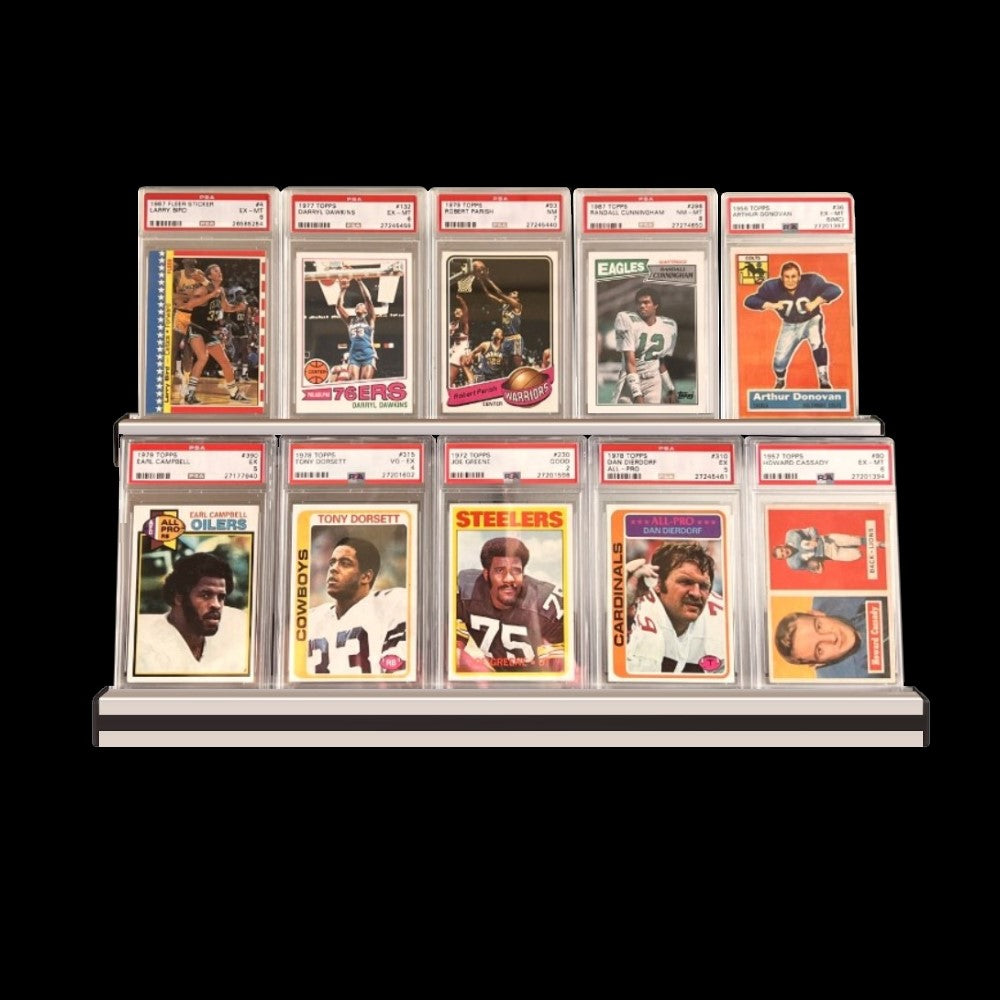 Graded Card Desktop Shelf Display Robeck Custom Displays Graded Card Desktop Shelf Display Robeck Custom Displays
