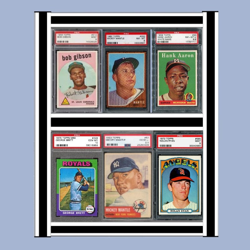 Graded Card Framed Wall Display