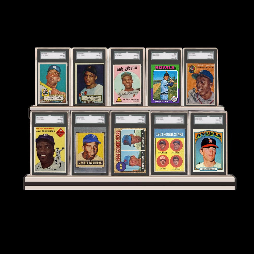 Graded Card Desktop Shelf Display Robeck Custom Displays Graded Card Desktop Shelf Display Robeck Custom Displays