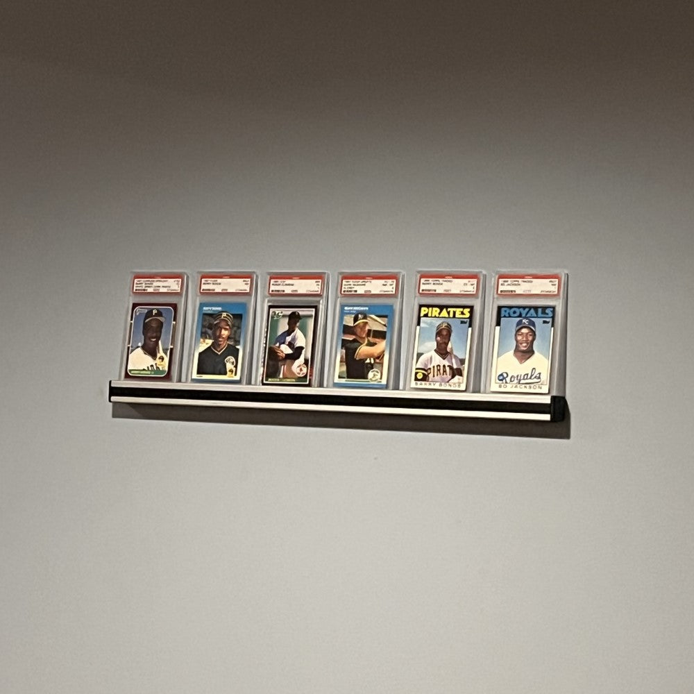 Graded Card Floating Wall Shelf Robeck Custom Displays Graded Card Floating Wall Shelf Robeck Custom Displays